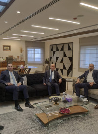 استقبال وفد المؤسسة المصرفية &ndash; رواد